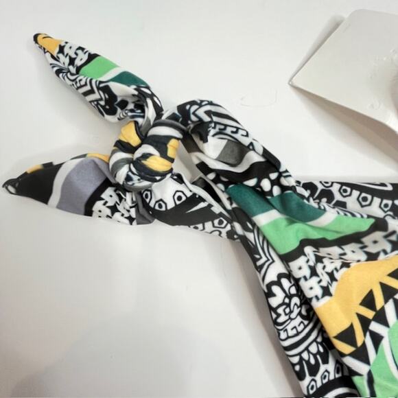 Becca Size X-Small Green Printed Reversible Hipster Swim Bottom Separates - Picture 12 of 15